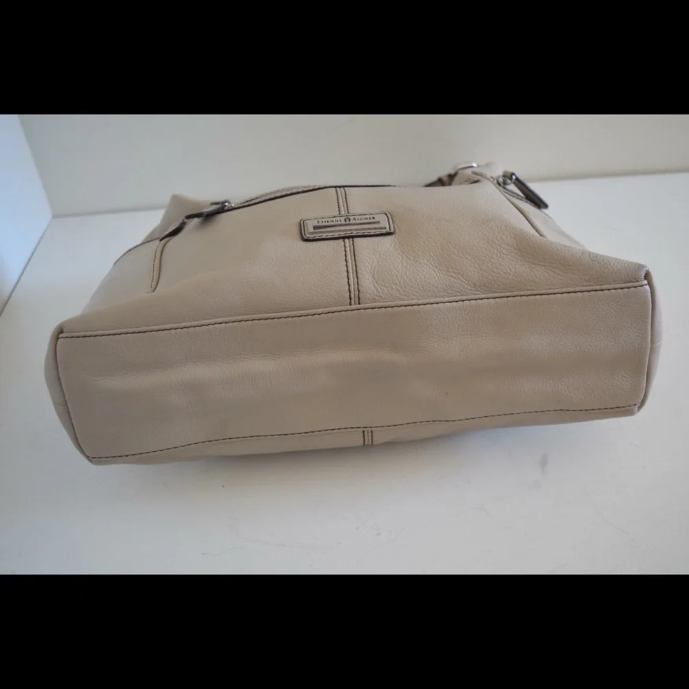 Etienne Aigner leather hobo bag